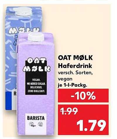 OAT MØLK Haferdrink 1-l-Pack