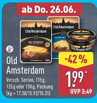 Old Amsterdam Käse - Verschiedene Sorten, 115g, 125g oder 130g