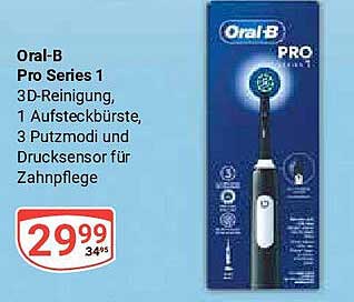 Oral-B Pro Series 1 elektrische Zahnbürste mit 3D-Reinigung