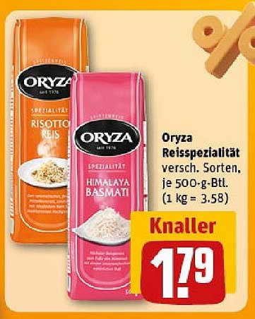 Oryza Reisspezialität - Verschiedene Sorten (500 g)