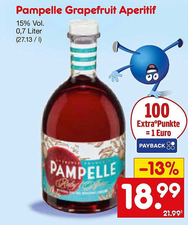 Pampelle Grapefruit Aperitif 0,7 Liter
