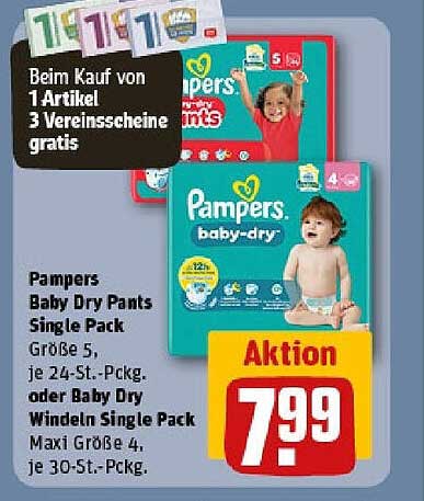 Pampers Baby Dry Pants Single Pack