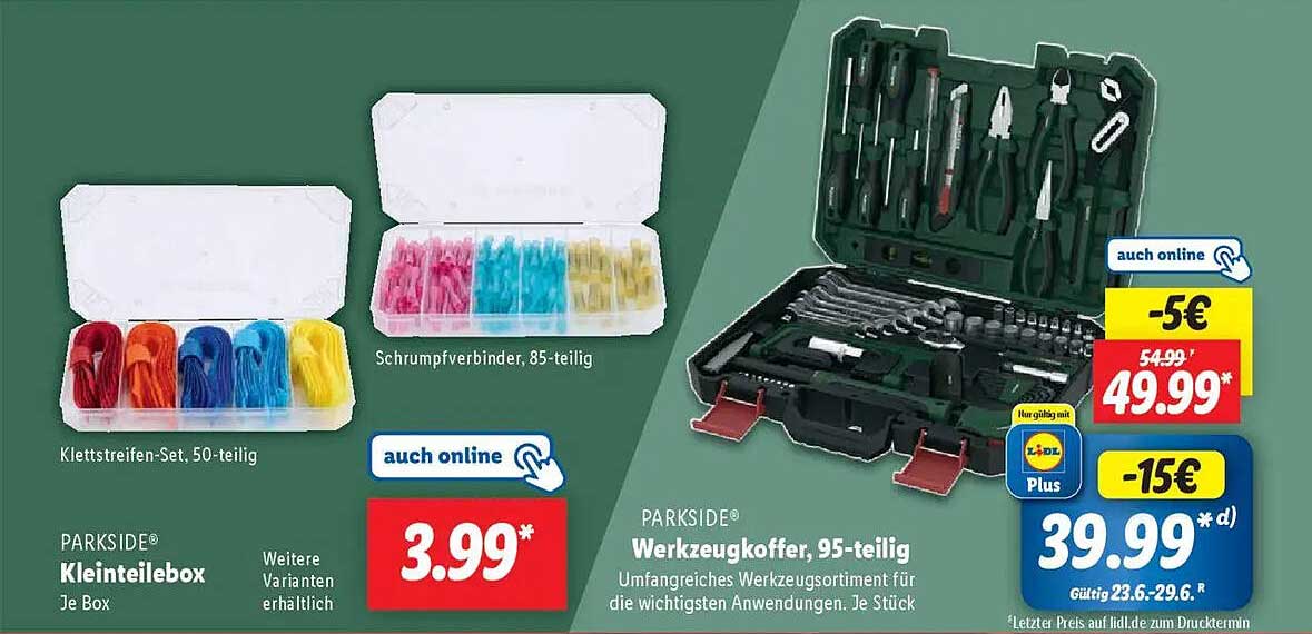 PARKSIDE® Werkzeugkoffer, 95-teilig