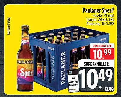 Paulaner Spezi 24x0,33L Träger