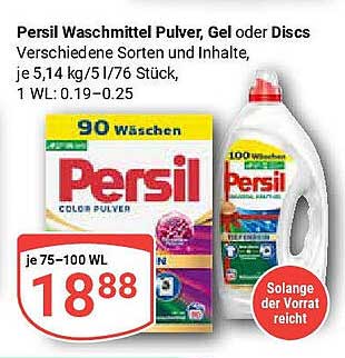 Persil Waschmittel Pulver, Gel oder Discs
