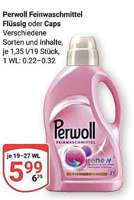 Perwoll Feinwaschmittel Flüssig oder Caps
