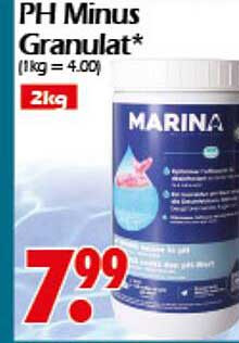 PH Minus Granulat 2kg - MARINA