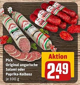 Pick Original ungarische Salami oder Paprika-Kolbasz