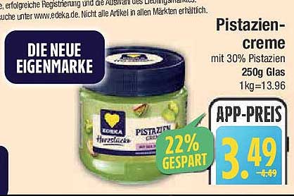Pistaziencreme mit 30% Pistazien 250g Glas