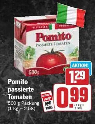 Pomito passierte Tomaten 500 g Paket
