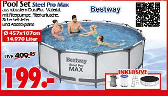 Pool Set Steel Pro Max