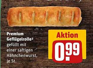 Premium Geflügelrolle – gefüllt mit saftiger Hähnchenwurst, je St.
