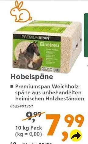PremiumSPAN Hobelspäne 10 kg