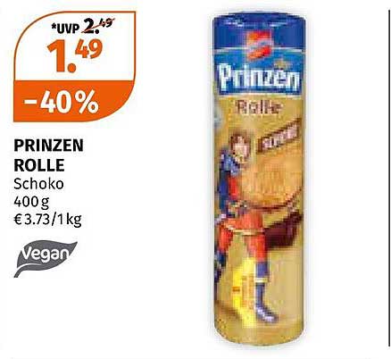 PRINZEN ROLLE Schoko 400 g - Jetzt zum Aktionspreis!