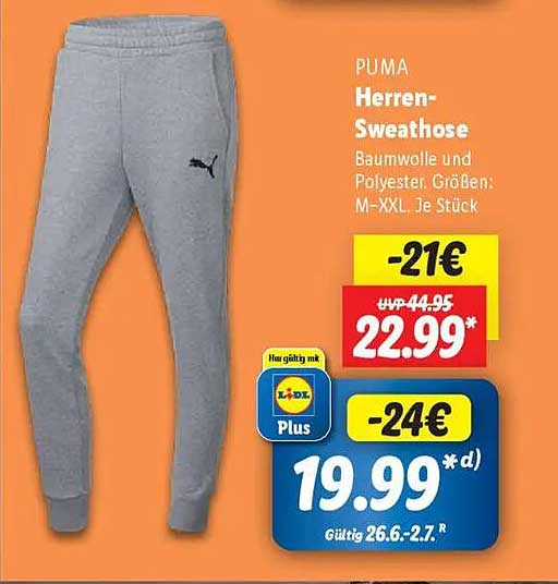 PUMA Herren-Sweathose