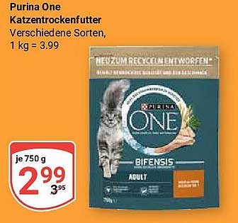 Purina One Katzenfutter - verschiedene Sorten, 750 g
