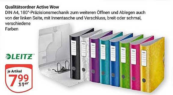 Qualitätsordner Active Wow von Leitz, DIN A4