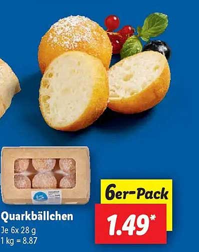 Quarkbällchen 6er-Pack