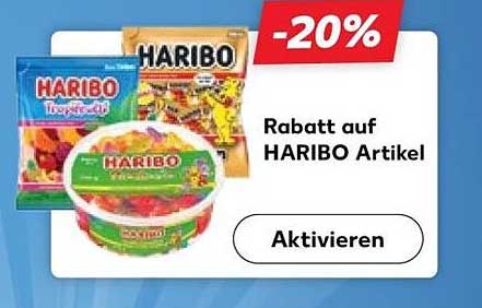 Rabatt auf HARIBO Artikel