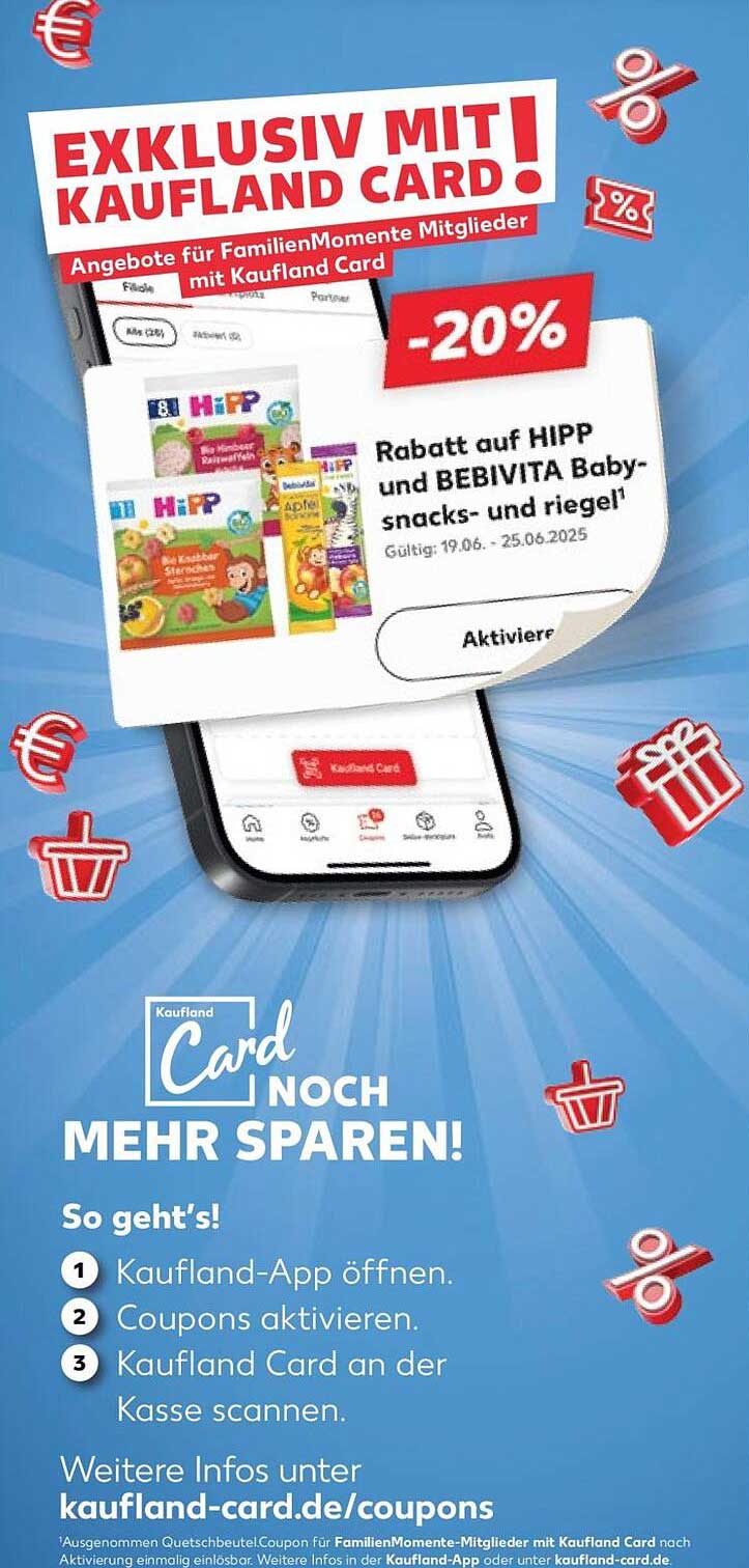 Rabatt auf HIPP und BEBIVITA Baby-Snacks und Riegel -20%