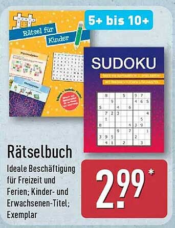 Rätselbuch: Ideale Beschäftigung für Freizeit und Ferien