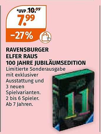 Ravensburger Elfer Raus Jubiläumsausgabe