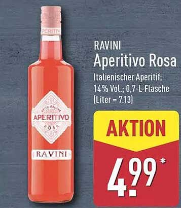 RAVINI Aperitivo Rosa - Italienischer Aperitif