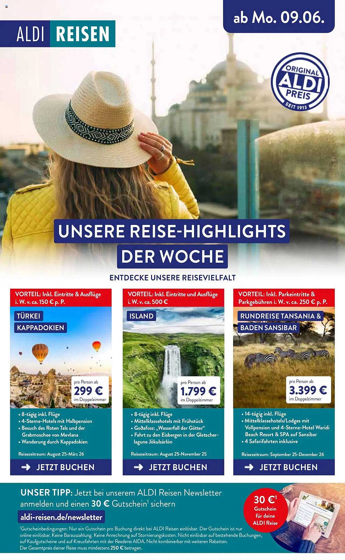 Reisekategorie: Türkei - Kappadokien ab 299 € pro Person