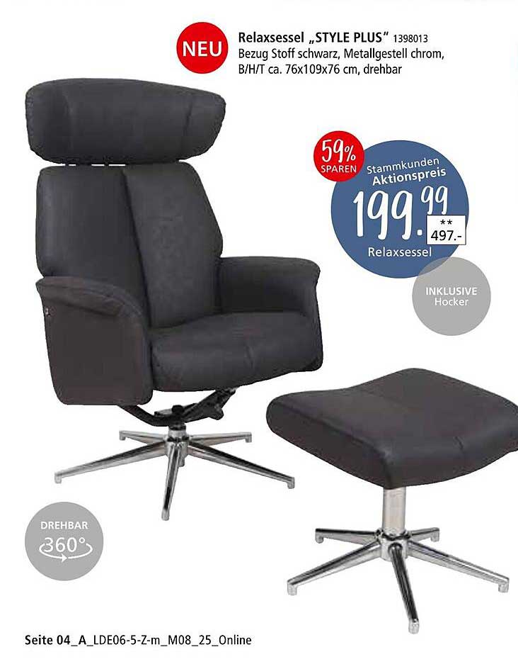 Relaxsessel „STYLE PLUS“