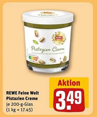 REWE Feine Welt Pistazien Creme