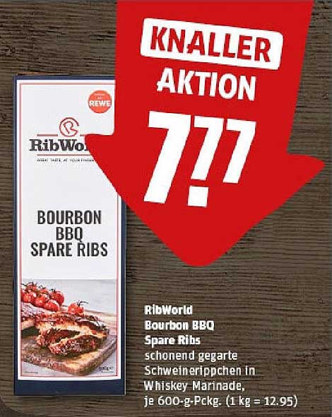 RibWorld Bourbon BBQ Spare Ribs