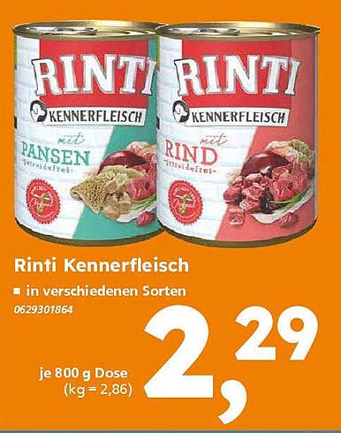 Rinti Kennerfleisch – in verschiedenen Sorten
