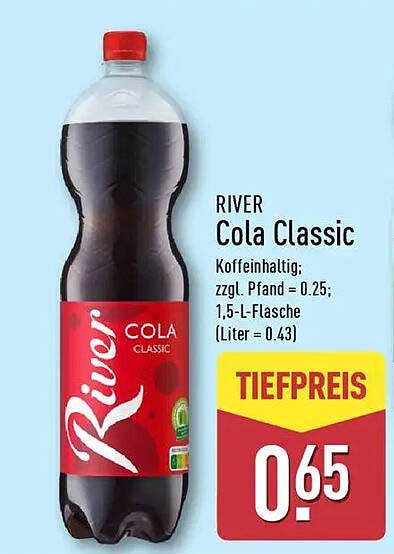 RIVER Cola Classic 1,5-Liter-Flasche