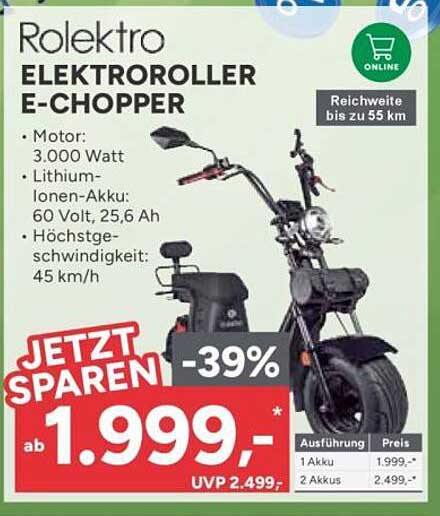 Rolectro Elektroller E-Chopper