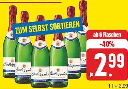 Rothäpfchen Sekt – Zum Selbst Sortieren