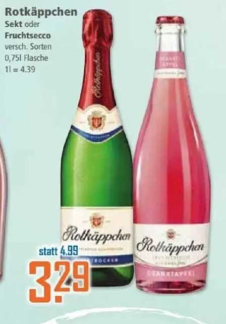Rotkäppchen Sekt oder Fruchtsecco 0,75l - Verschiedene Sorten