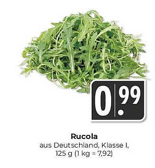 Rucola aus Deutschland, Klasse I, 125 g