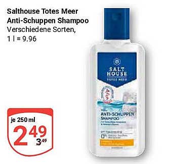 Salthouse Totes Meer Anti-Schuppen Shampoo 250 ml