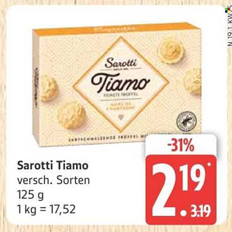 Sarotti Tiamo feine Trüffel 125 g