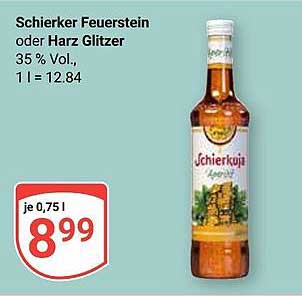 Schierker Feuerstein oder Harz Glitzer - 0,75 l