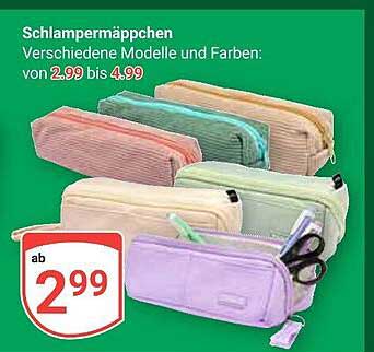 Schlampermäppchen - Verschiedene Modelle und Farben