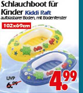Schlauchboot für Kinder Kiddi Raft