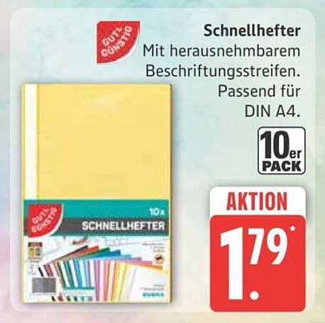 Schnellheftersatz - 10er Pack für nur 1,79 €!