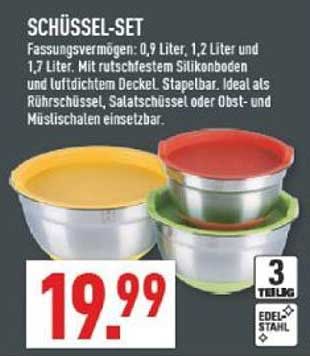 Schüssel-Set 3-teilig
