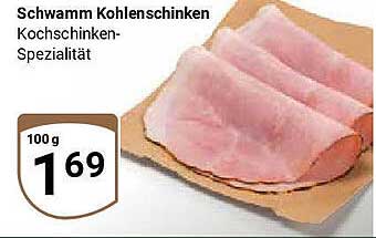 Schwamm KohlenSchinken Kochschinken-Spezialität