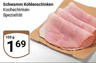 Schwamm Kohlschinken - Kochschinken-Spezialität