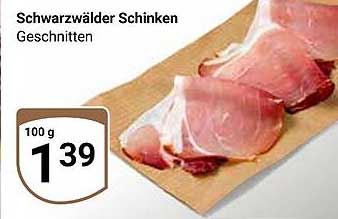 Schwarzwälder Schinken, geschnitten