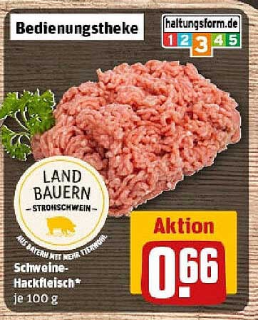 Schweine-Hackfleisch von Land Bauern – Aktionspreis!