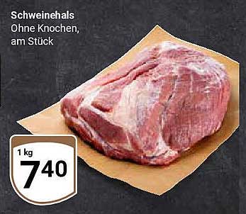 Schweinehals ohne Knochen, am Stück