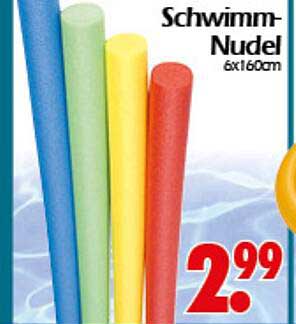 Schwimm-Nudel 6x160cm
